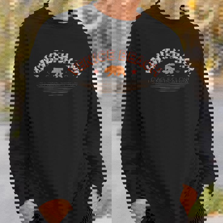 Venice Beach La Neighborhood Ca Bearintageスウェットシャツ 彼への贈り物