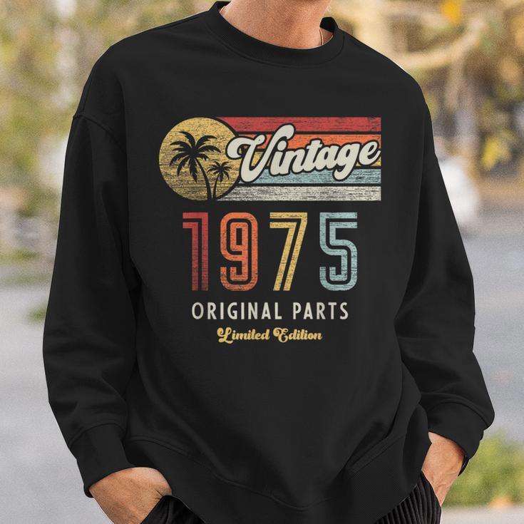 Vintage 1975 Original Piezas Palmas 50 Cumpleaños Camisa de entrenamiento Regalos para él
