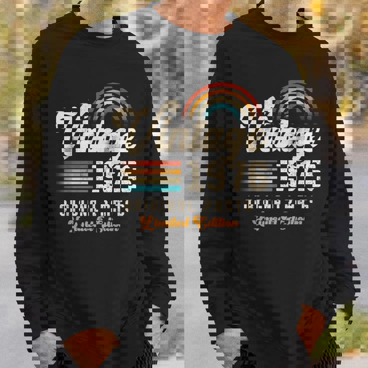 Vintage 1976 オリジナルパーツ 49周年記念 レトロ スウェットシャツ 彼への贈り物