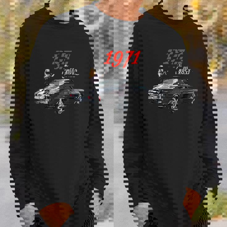 Vintage Muscle Cars Classic Cars 1977 Chevelle 1970年代 スウェットシャツ 彼への贈り物