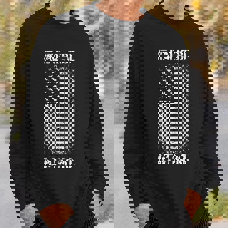 Vintage Usa Flag Fear God Not Man スウェットシャツ 彼への贈り物