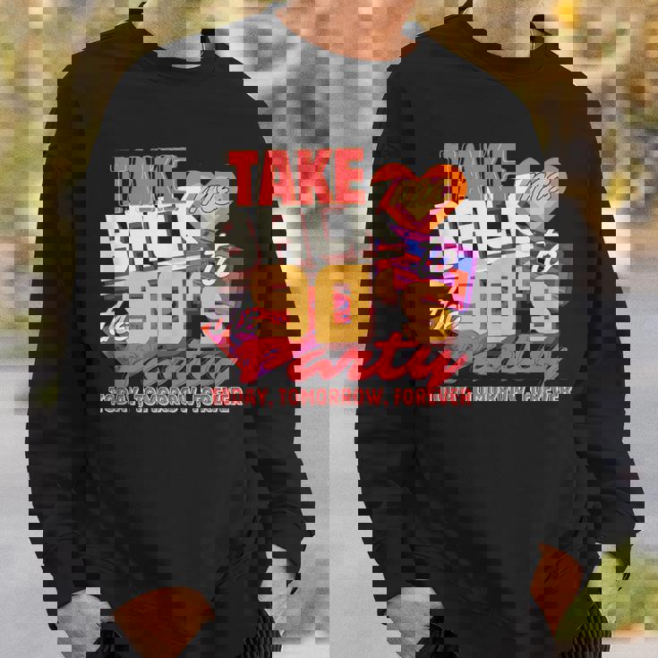 Volver A Los Años 90 Retrointage Colorido Fiesta Temática 90S Hombres In Mangas Camisa de entrenamiento Regalos para él