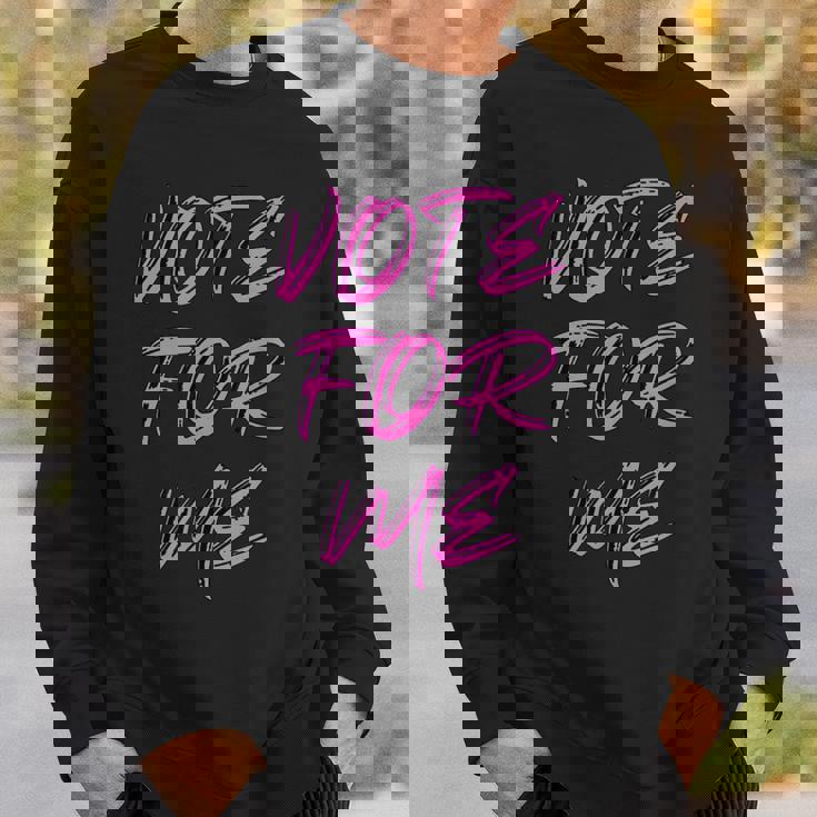 Vote For Me 選挙日 生徒会アパレル スウェットシャツ 彼への贈り物