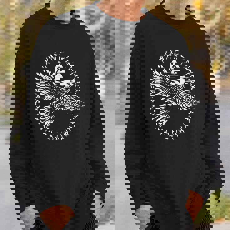 Walhalla Raven Odins ルーンズ ノルディック コンパス バイキング スウェットシャツ 彼への贈り物