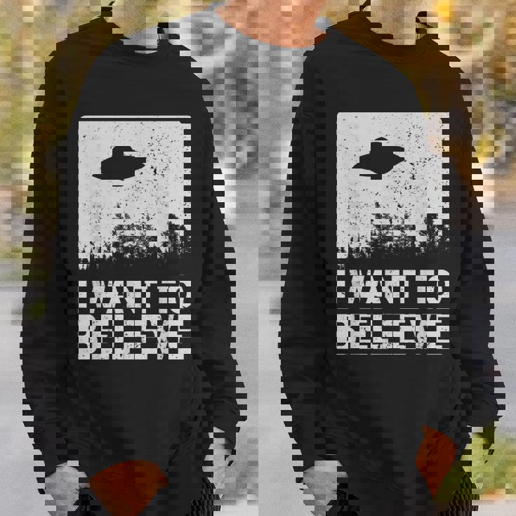 I Want To Believe I Aliens Ufo エリア 51 Roswell スウェットシャツ 彼への贈り物