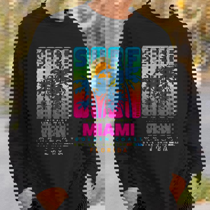Wear Miami Florida Miami Colorfulunrise Graphic スウェットシャツ 彼への贈り物