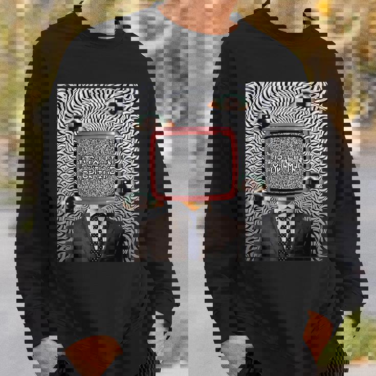 Weirdcore審美的奇妙な目の光学的錯覚オデコール スウェットシャツ 彼への贈り物