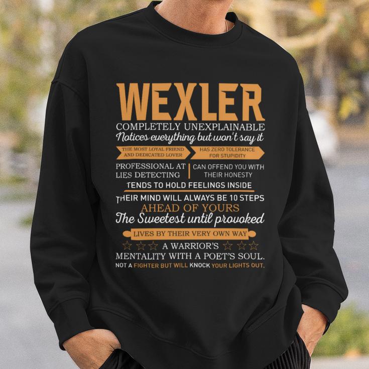 Wexler Completely Unexplainable Notices Everything But Won’T Say It Name Sweatshirt Gifts for Him