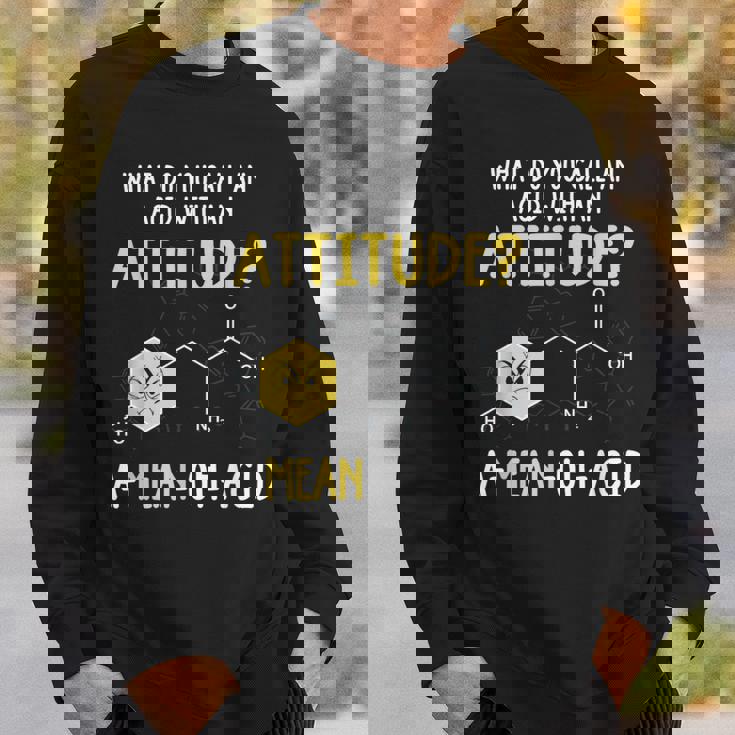 What Do You Call An Acid With An Attitude Problem スウェットシャツ 彼への贈り物