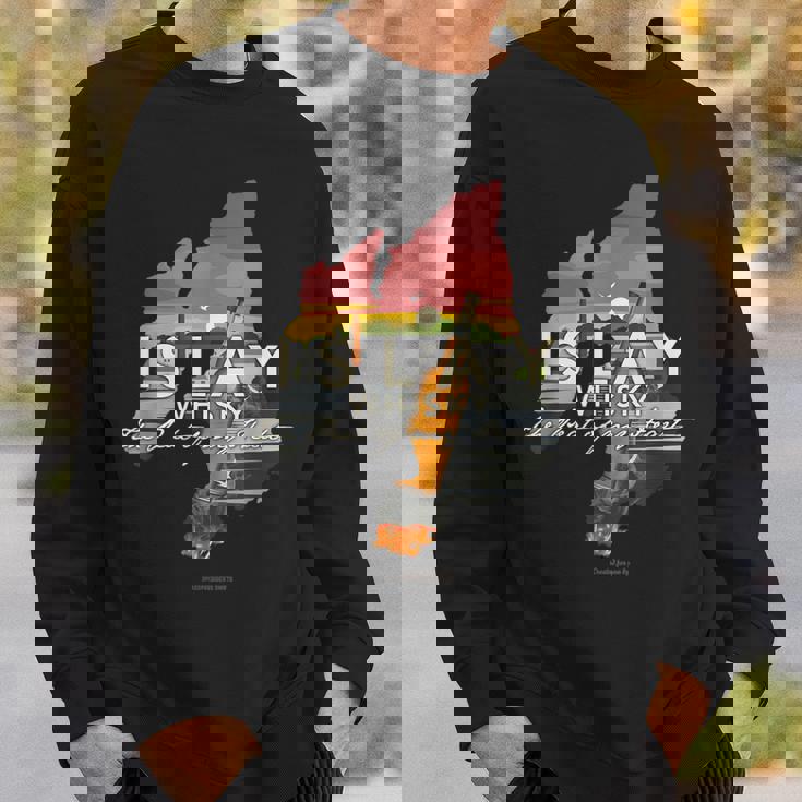 Whisky アイラ島のシングルモルトウイスキー スウェットシャツ 彼への贈り物