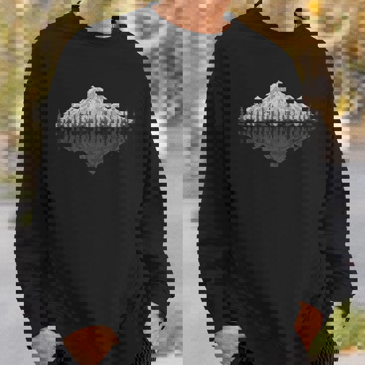 Wildlife Nature ハイキング ハイカー 森 反射 山 スウェットシャツ 彼への贈り物