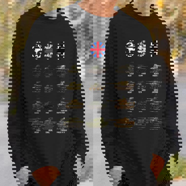 Ww2 戦車 シャーマン ヘルキャット パンツァー タイガー パンサー タンクファン用 スウェットシャツ 彼への贈り物