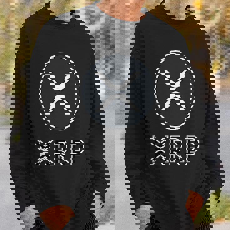 Xrp リップル 暗号通貨ポケットロゴ スウェットシャツ 彼への贈り物