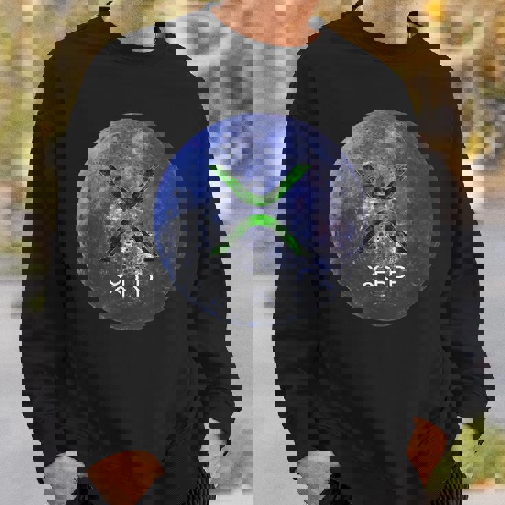 Xrp 極月 リップル 暗号通貨 デジタルコイン スウェットシャツ 彼への贈り物