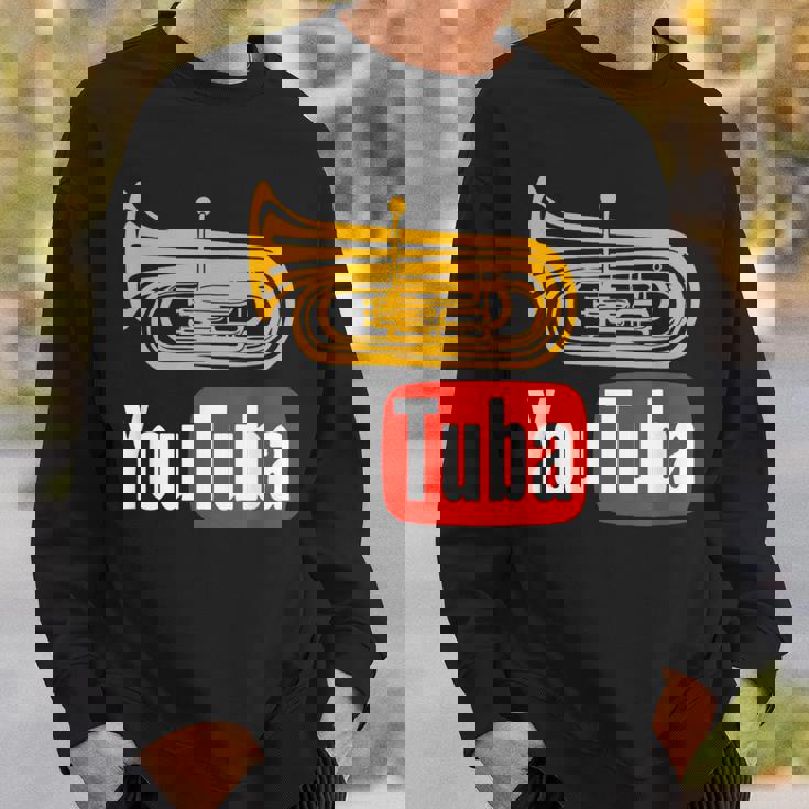 Youtuba おもしろ金管楽器 スウェットシャツ 彼への贈り物