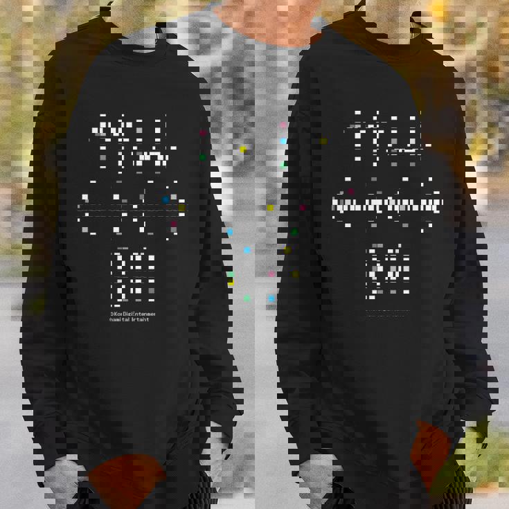 「グラディウス」上上下下左右左右ba タイル 長袖tシャツ スウェットシャツ 彼への贈り物