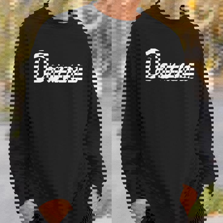 メンズ 【Danna】旦那 だんな シンプル おしゃれ ローマ字 夫婦お揃い 結婚祝い カップル ペアルック おもしろ ペア スウェットシャツ 彼への贈り物