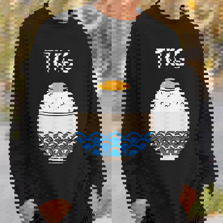 【Tkg】たまごかけごはん 卵 白飯 米 ご飯 おもしろ 可愛い 面白い ユーモア ギャグ ネタ ウケ狙い 笑える 変な スウェットシャツ 彼への贈り物