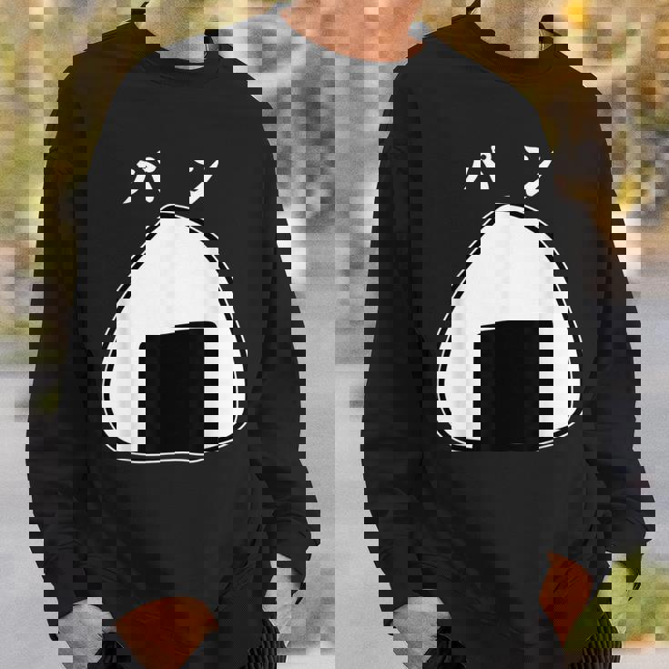 【おにぎりパン】パンとおにぎり：伝統と現代の融合 スウェットシャツ 彼への贈り物