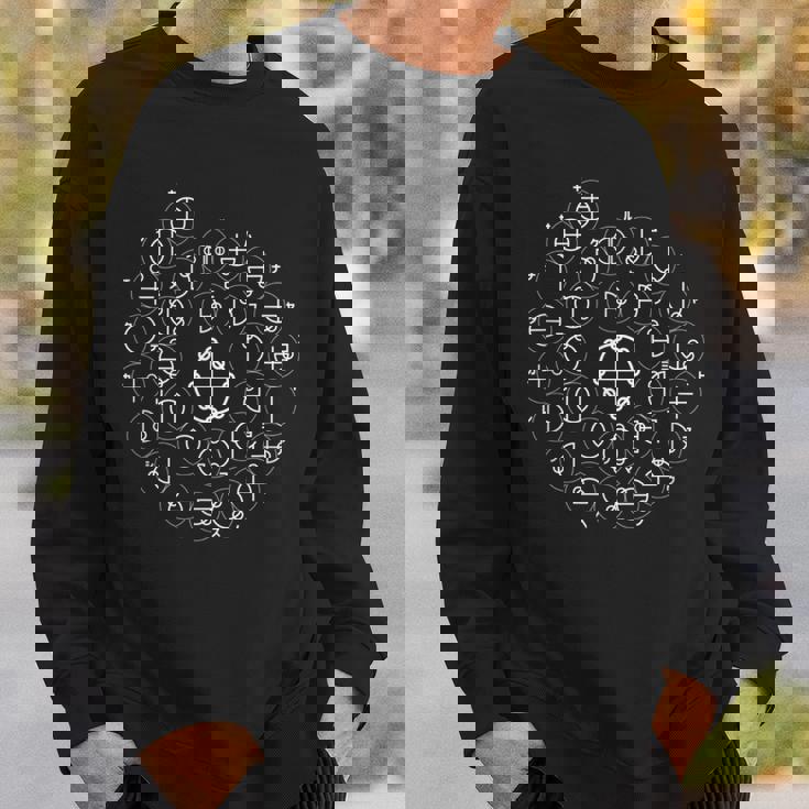 【カタカムナ 第5首】神代文字 スピリチュアル 言霊 癒し ヒーリング 面白い おもしろ お守り 開運 古代 文字 スウェットシャツ 彼への贈り物