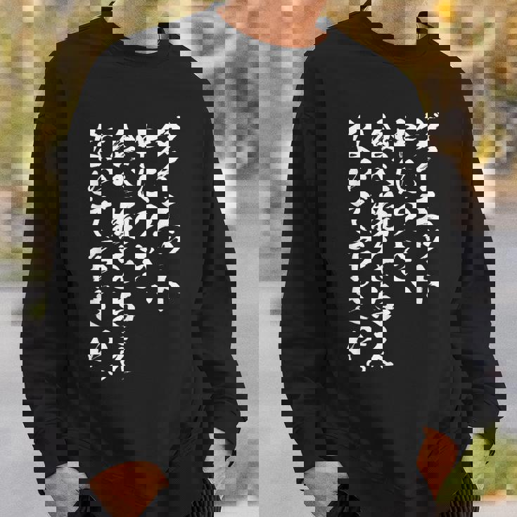 【ダイエット中につき 食べ物を与えないで下さい】毛筆 おもしろ 筆文字 面白い ネタ ウケ狙い 笑える ユーモア 言葉 スウェットシャツ 彼への贈り物