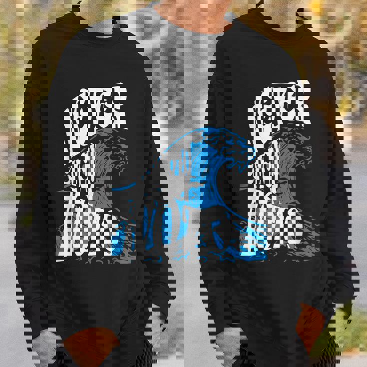 【ネバーギブアップ能登】石川県能登 決してあきらめない 復興 スウェットシャツ 彼への贈り物