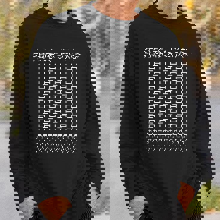 【今日何食べようかな 串カツ】あみだくじ 日本食 遊び心 おもしろ 面白い ユーモア ネタ ウケ狙い 笑える 変な スウェットシャツ 彼への贈り物