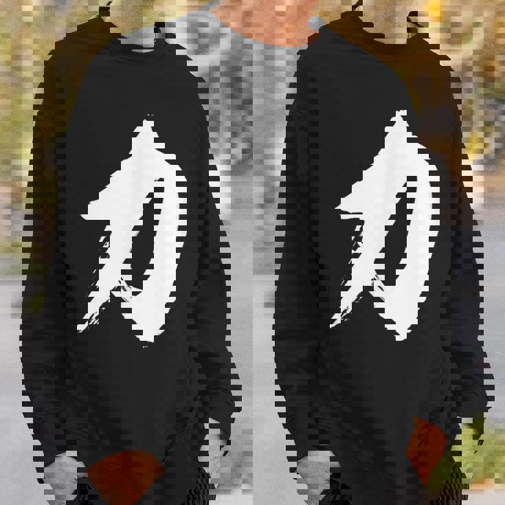 【力】一文字 漢字 日本語 毛筆 書道 筆文字 言葉 和柄 日本 かっこいい お土産 海外 おもしろ 面白い 文字入り スウェットシャツ 彼への贈り物