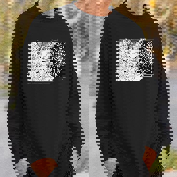 【大神ミオ】『ヤマト神想怪異譚』漫画コマtシャツ（本人セレクト 日本語） スウェットシャツ 彼への贈り物