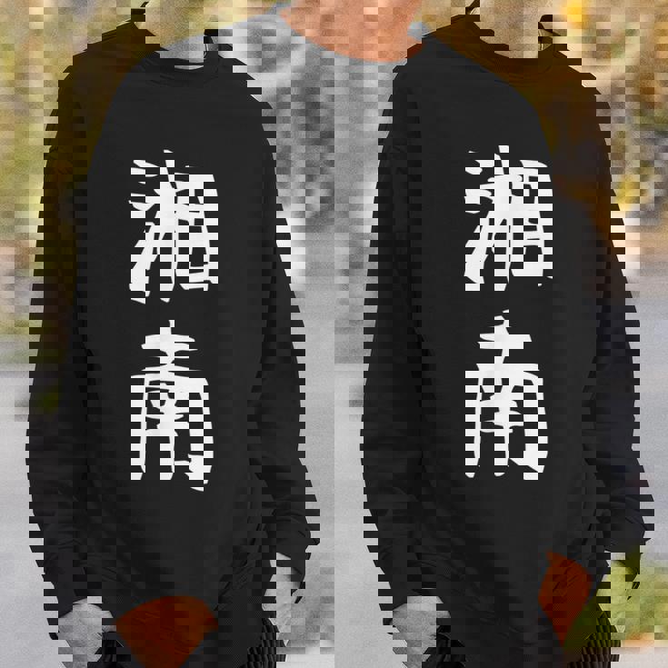 【湘南】面白い 文字 ギャグ ネタ ウケ狙い ふざけ 笑える 笑いが取れる おもしろ スウェットシャツ 彼への贈り物