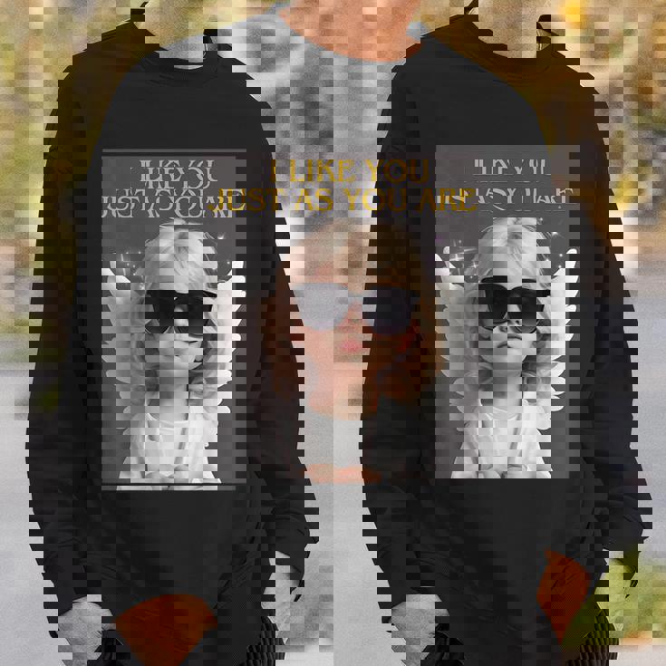 ありのままのあなたが好きだよ。 スウェットシャツ 彼への贈り物