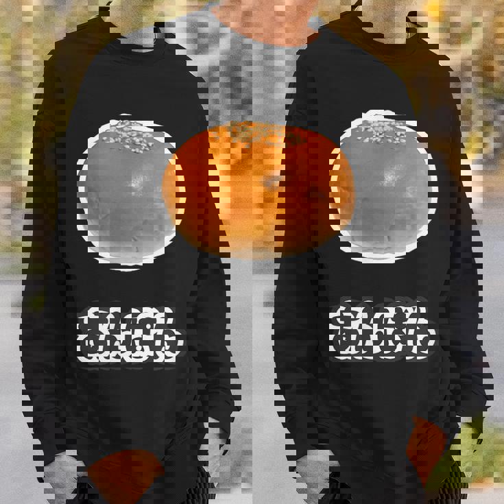 あんぱん《スイーツ ポップ》食べ物 かわいい 面白い デザイン スウェットシャツ 彼への贈り物