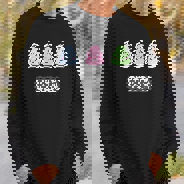 うんこ くん《3 スリー》【Unko】うんち ポップ ゆるくて かわいい キャラクター イラスト スウェットシャツ 彼への贈り物