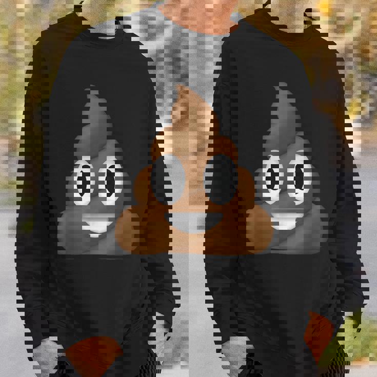 うんちパイル 笑顔 ハッピー うんちパイル うんちの渦 かわいい おもしろい スウェットシャツ 彼への贈り物