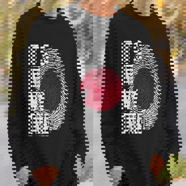 おかしな It's In My Dna 日本国旗 指紋 スウェットシャツ 彼への贈り物