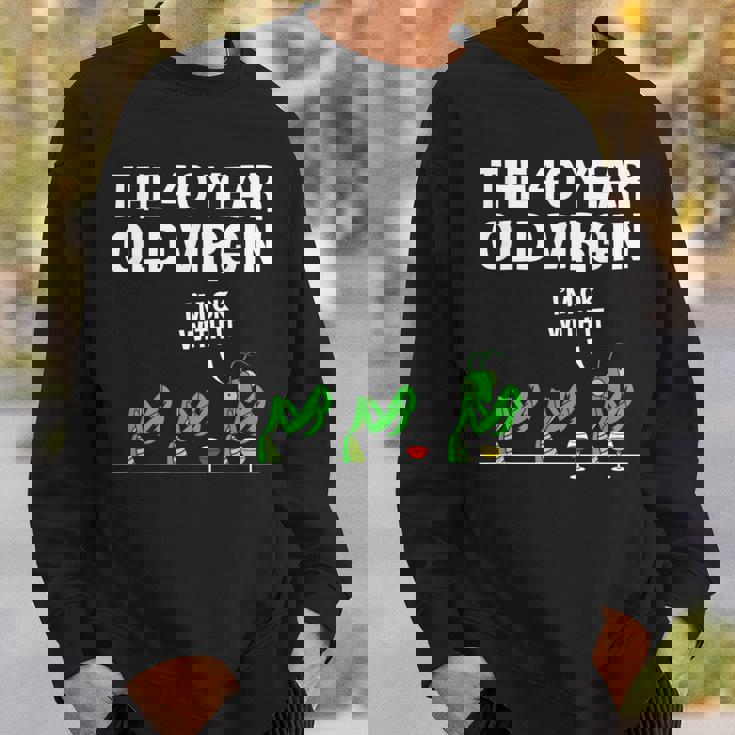 おかしなカマキリ 40歳の童貞 スウェットシャツ 彼への贈り物