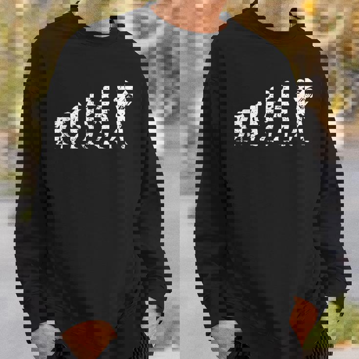 おかしなマーチングバンド ミュージシャン チューバ奏者 人類の進化 スウェットシャツ 彼への贈り物