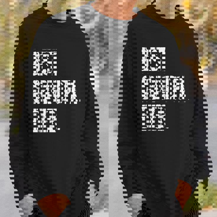 メンズ おじいちゃん誕生日クリスマスプレゼントベストおじいちゃんエバー スウェットシャツ 彼への贈り物