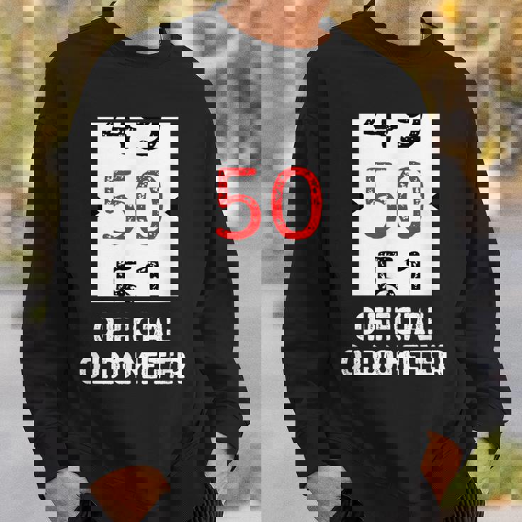 おもしろい 50歳の誕生日 オールドメーター 50歳 50歳 誕生日 50歳 50歳 スウェットシャツ 彼への贈り物
