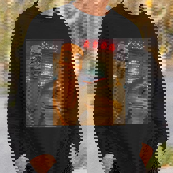 おもしろい Tung Tung Tungahur Tralero Tralalaelfie Brainrot スウェットシャツ 彼への贈り物