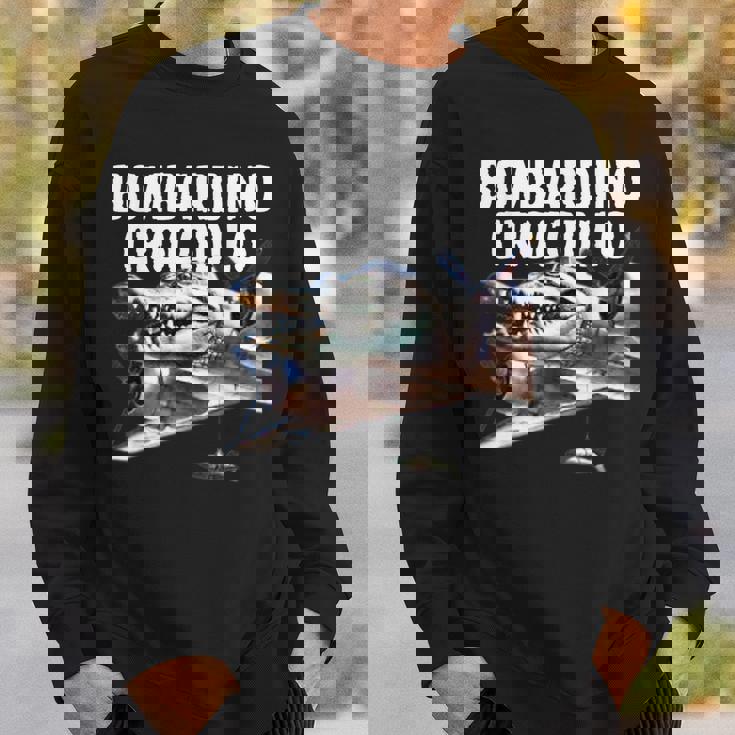 おもしろい ボンバルディーノ クロコディロ イタリア Ai 動物 ブレイン ミーム スウェットシャツ 彼への贈り物