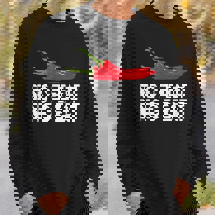 おもしろい 熱なし 食べない 辛い食べ物 クール 唐辛子 辛子 贈り物 スウェットシャツ 彼への贈り物