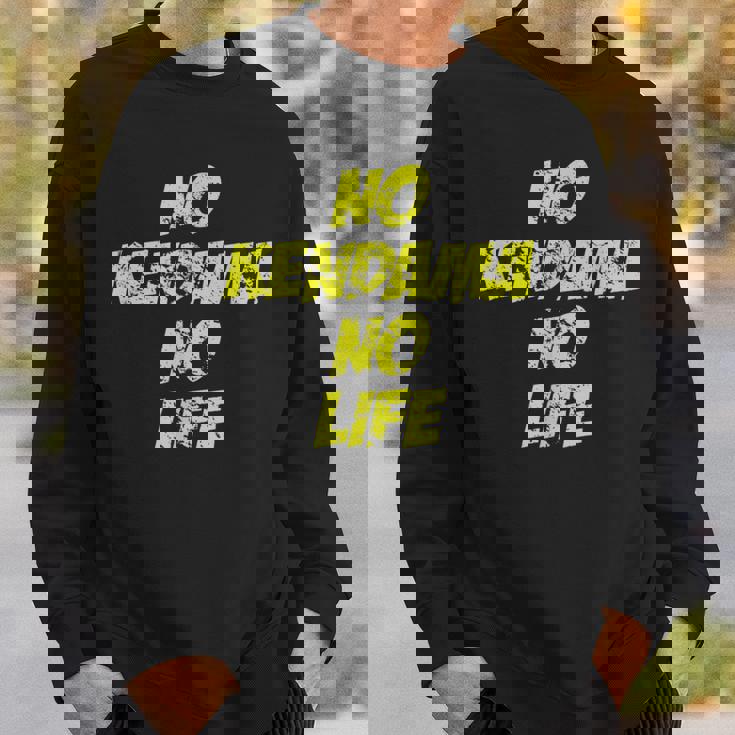 おもしろけん玉 「No Kendama No Life」 スウェットシャツ 彼への贈り物