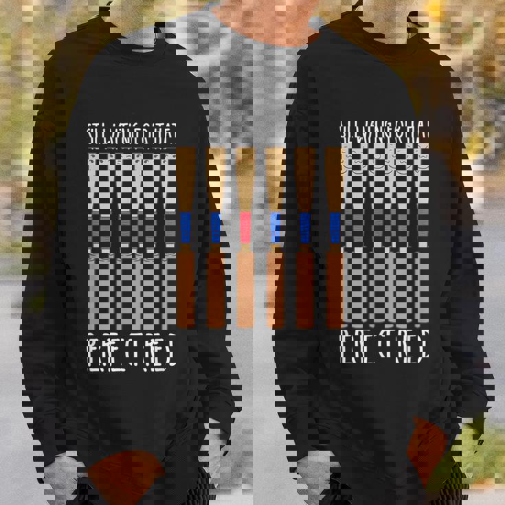 おもしろオーボイスト音楽オーケストラ 駄洒落楽器 オーボエリード スウェットシャツ 彼への贈り物