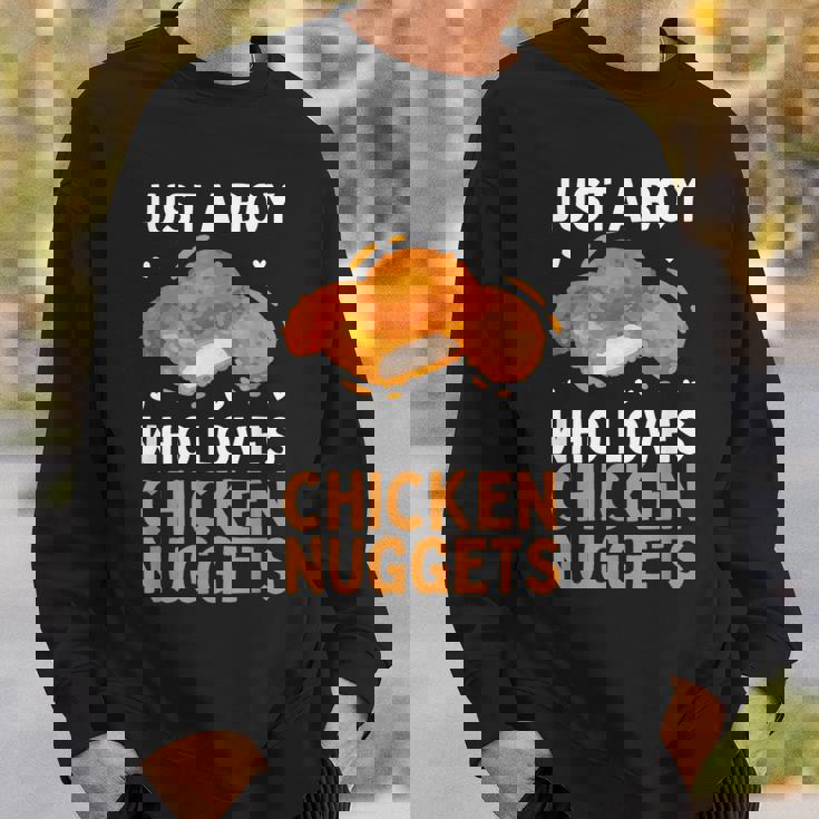 おもしろチキンナゲット メンズ ボーイズ キッズ チキンナゲット愛好家向け スウェットシャツ 彼への贈り物