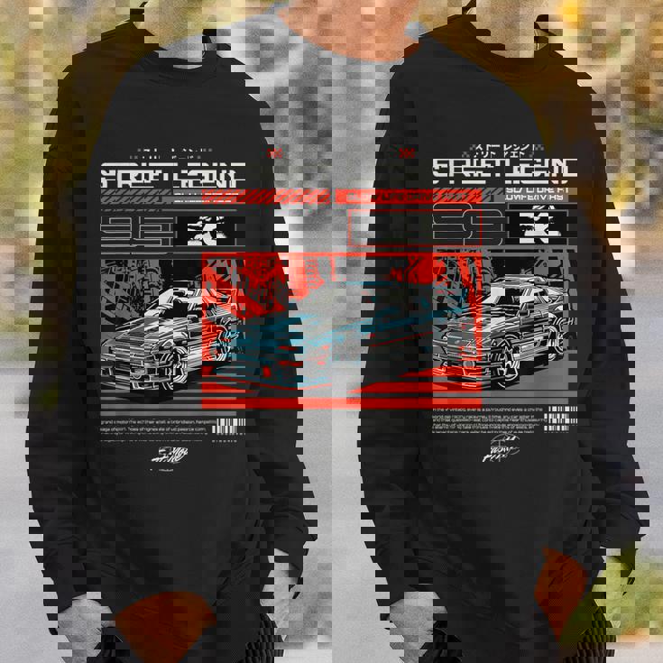 かっこいい レトロ ヴィンテージ ジャパニーズjdm 東京ジャパン ドリフト レースカー スウェットシャツ 彼への贈り物