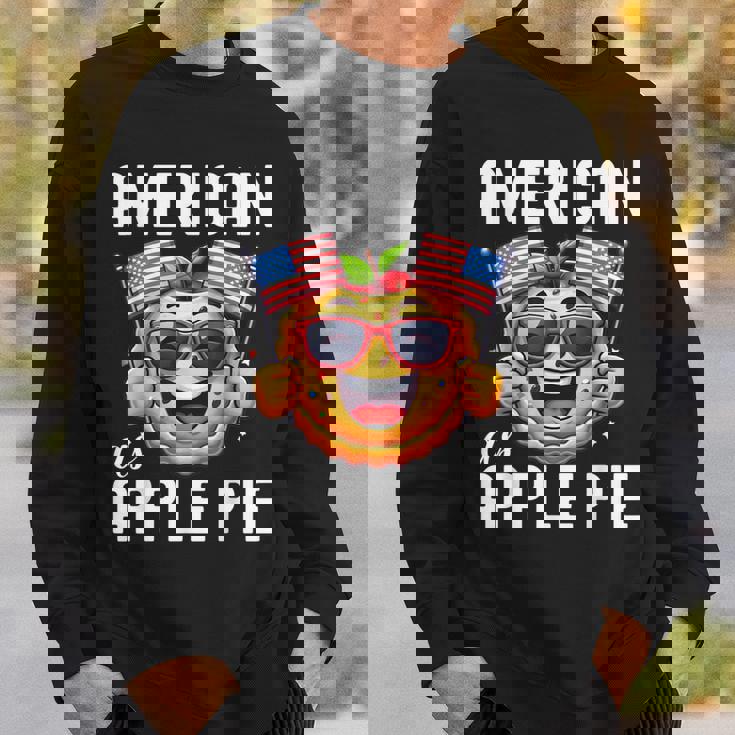 かわいいアメリカンアップルパイシャツ メンズ レディース キッズ スウェットシャツ 彼への贈り物