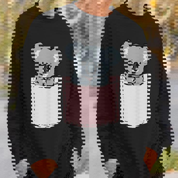 かわいいコアラ コアラベア ポケットアニマル メンズ レディース ティーン キッズ スウェットシャツ 彼への贈り物