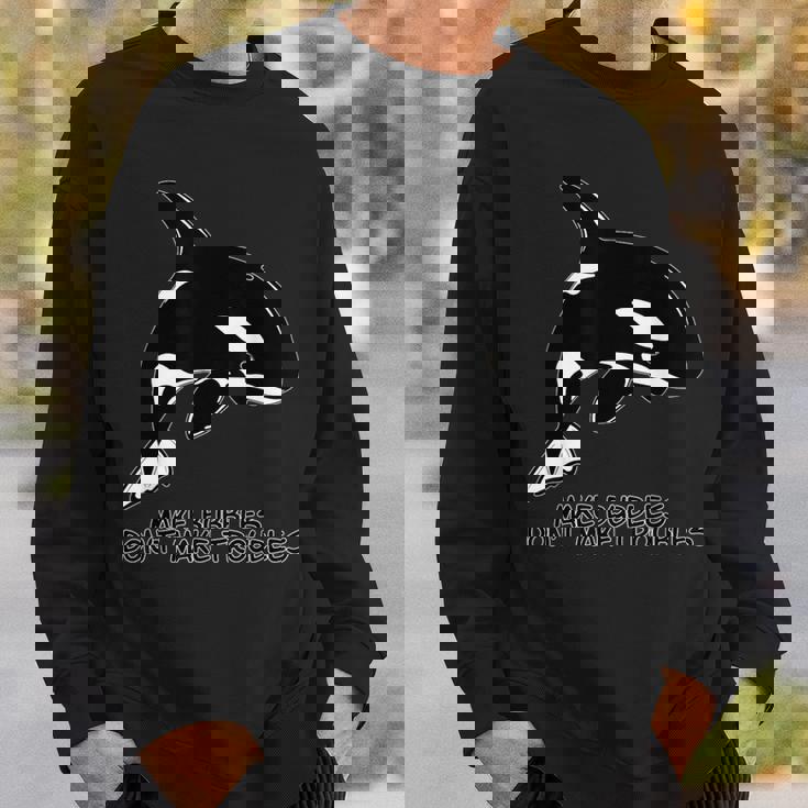 かわいいシャチ Orca スウェットシャツ 彼への贈り物