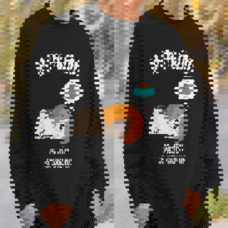 かわいいスリーピングビーグル ペット愛好家のための面白い犬のデザイン スウェットシャツ 彼への贈り物